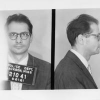 1961 arrest photo of CORE member Henry Schwarzschild as Freedom Rider